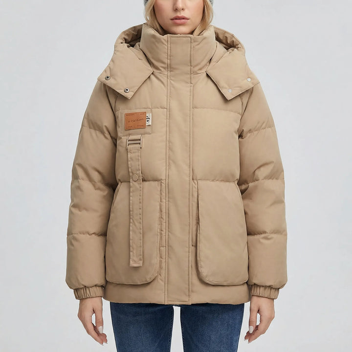 Puffara - Giacca imbottita con cappuccio da donna