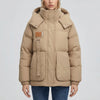 Giacca Puffer Con Capuccio Quilted Per Donne