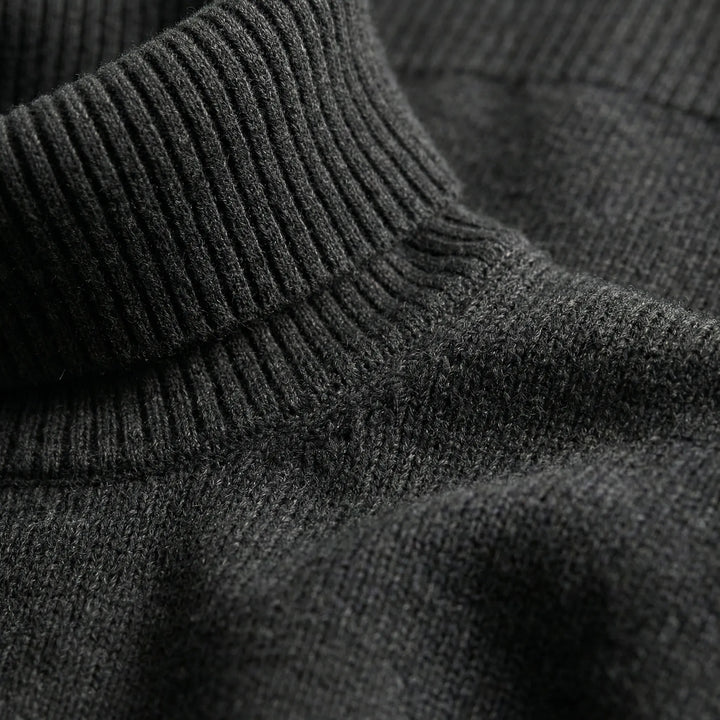 Pullova - Completo composto da maglione a collo alto e pantaloni a gamba larga