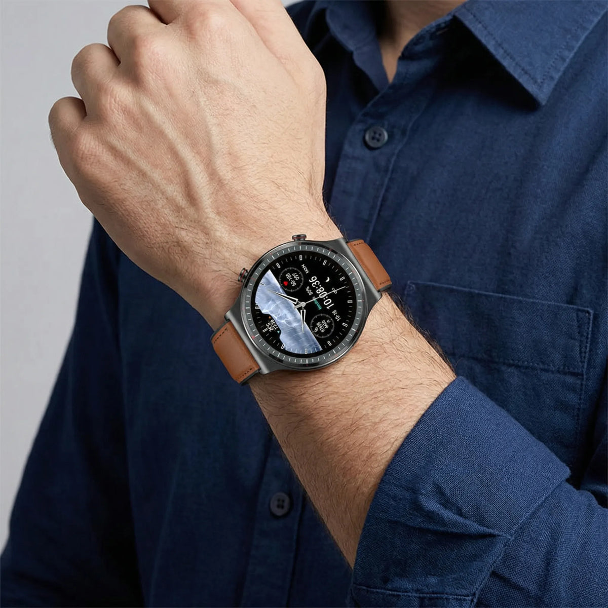 Smartwatch Rotondo a Schermo Totale