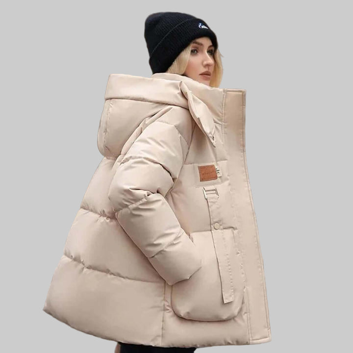 Giacca a Cappuccio Quilted da Donna