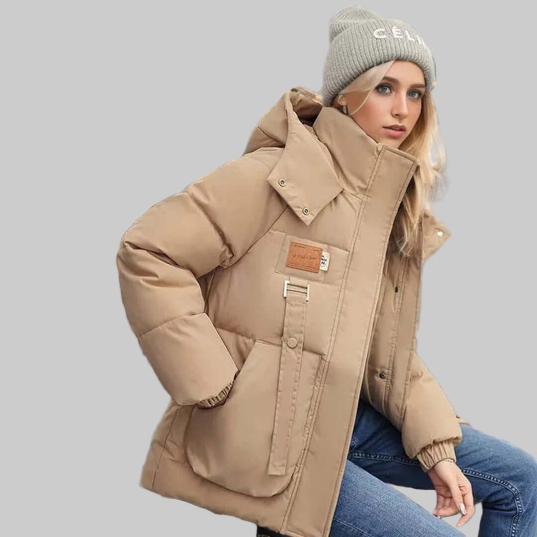 Giacca a Cappuccio Quilted da Donna