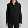 Camicia a Maniche Lunghe con Bottoni Quilted per Donne