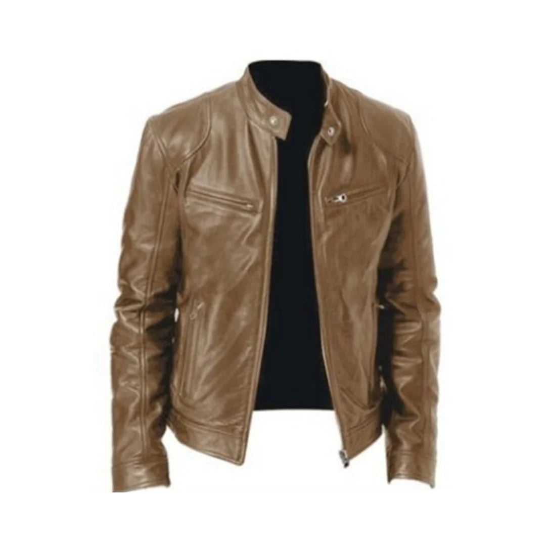 Rafael – Giacca classica in similpelle da uomo