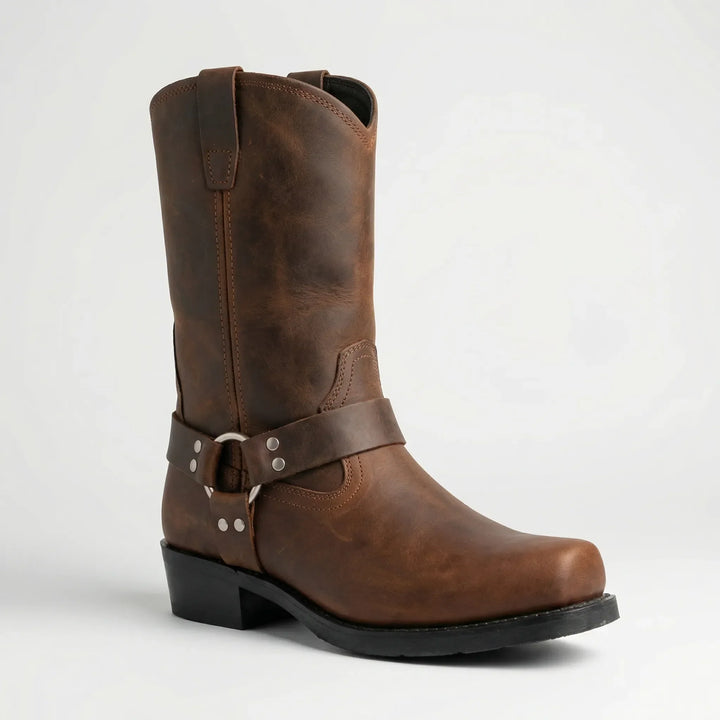 Ranchero - Stivale western alto con imbracatura