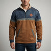 Maglione Fleece con Zip a Quarto per Uomini
