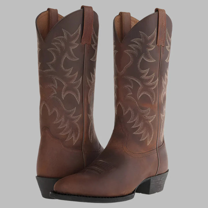 Rangelon - Stivale da cowboy western senza lacci