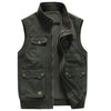 Gilet Funzionale da Uomo con Molte Tasche