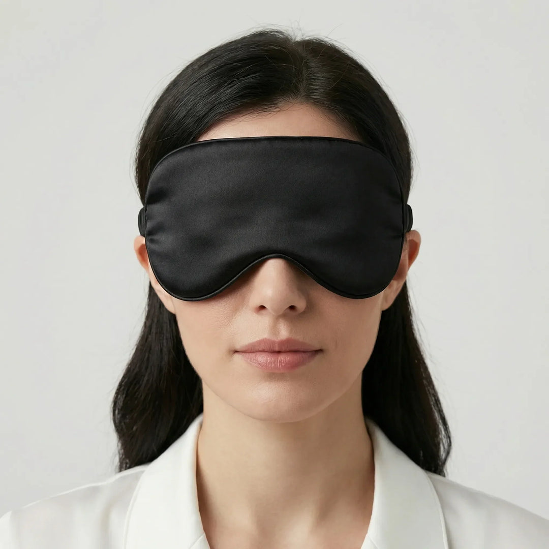 Restova - Maschera per dormire regolabile che blocca la luce
