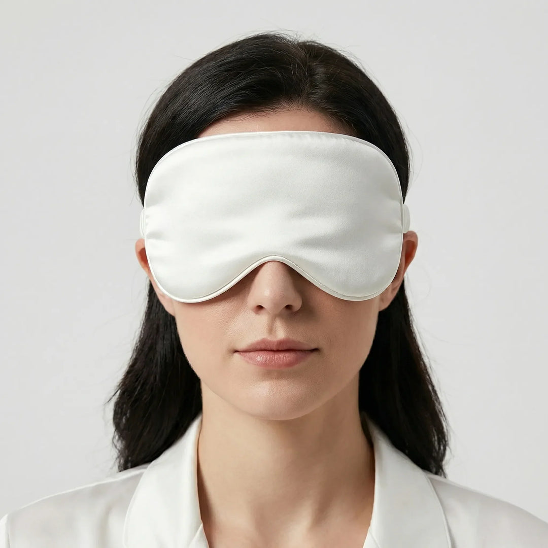 Restova - Maschera per dormire regolabile che blocca la luce