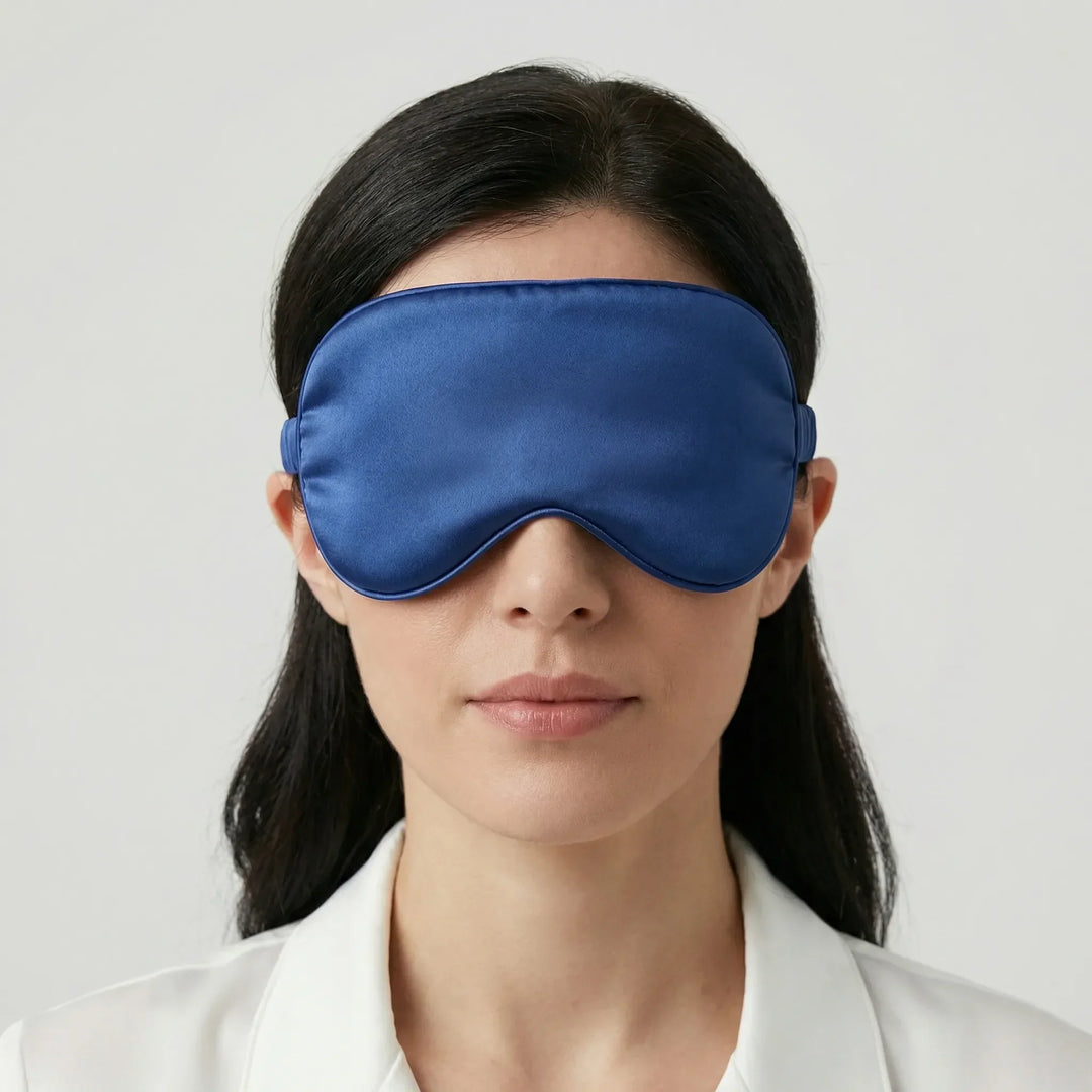 Restova - Maschera per dormire regolabile che blocca la luce