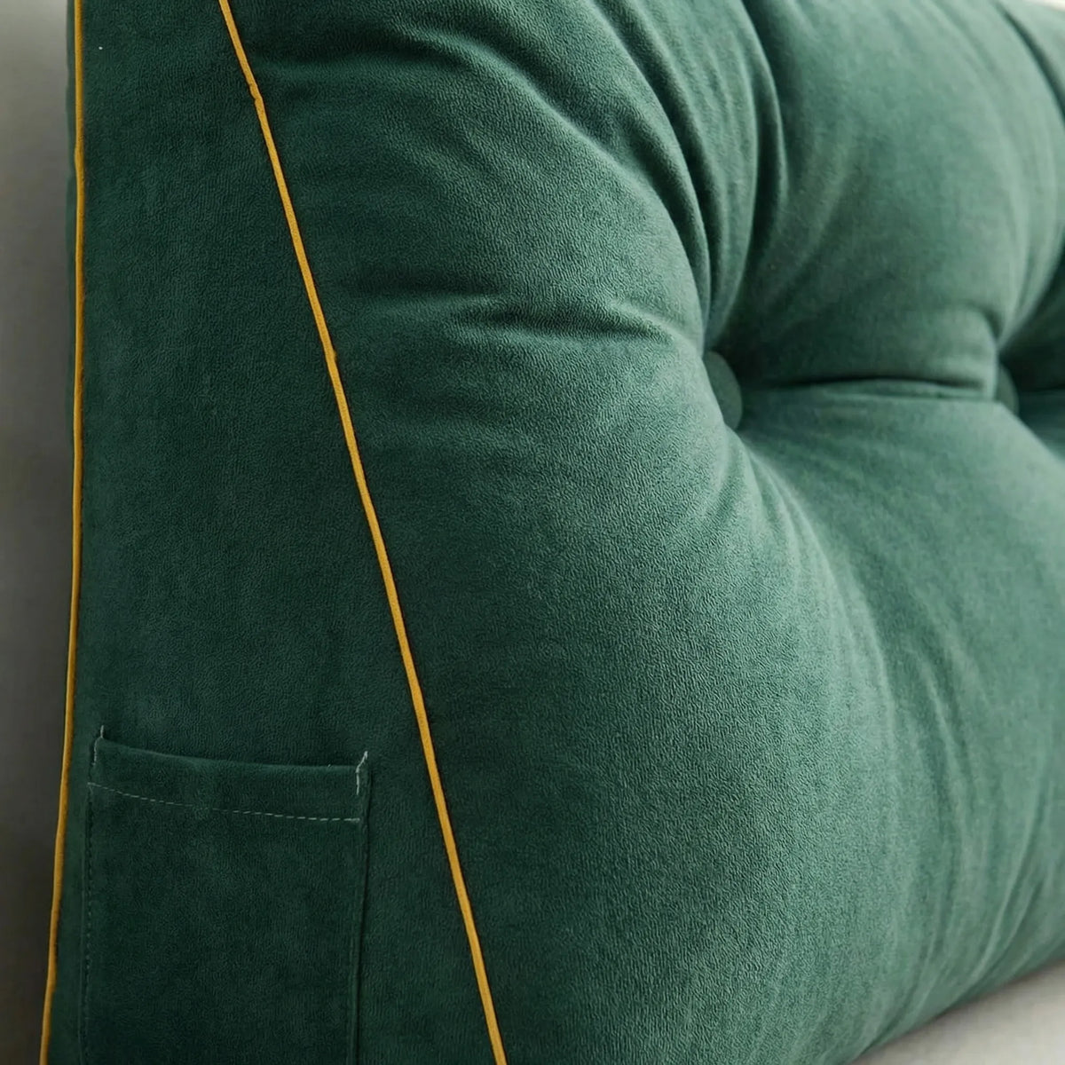 Cuscino Triangolare a Cuneo per Letto con Schienale