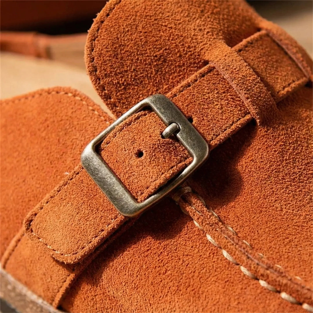 Retrolace - Mocassini slip-on con fibbia retrò
