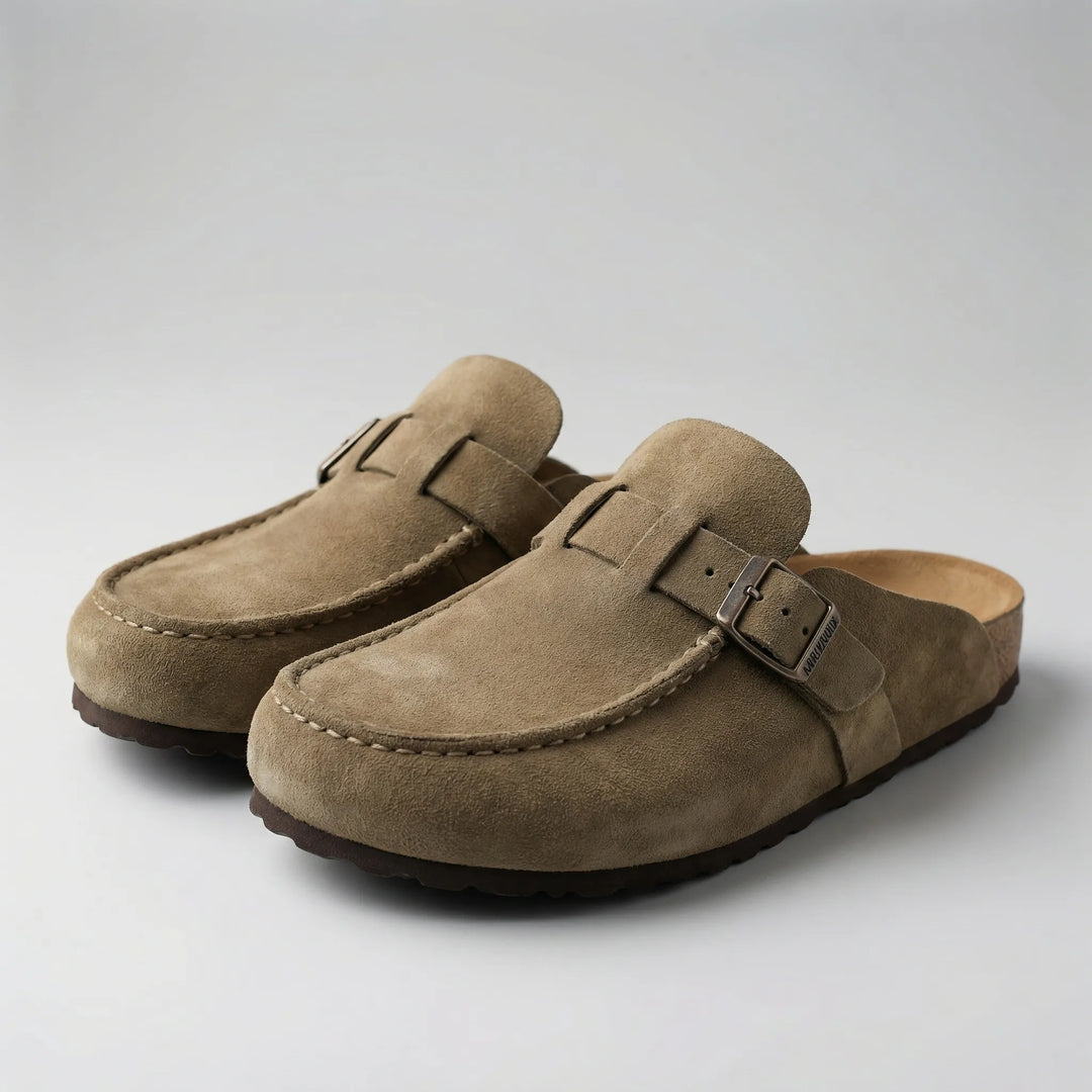 Retrolace - Mocassini slip-on con fibbia retrò