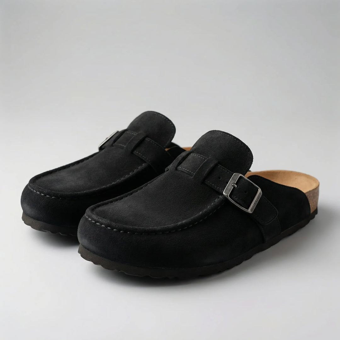 Retrolace - Mocassini slip-on con fibbia retrò