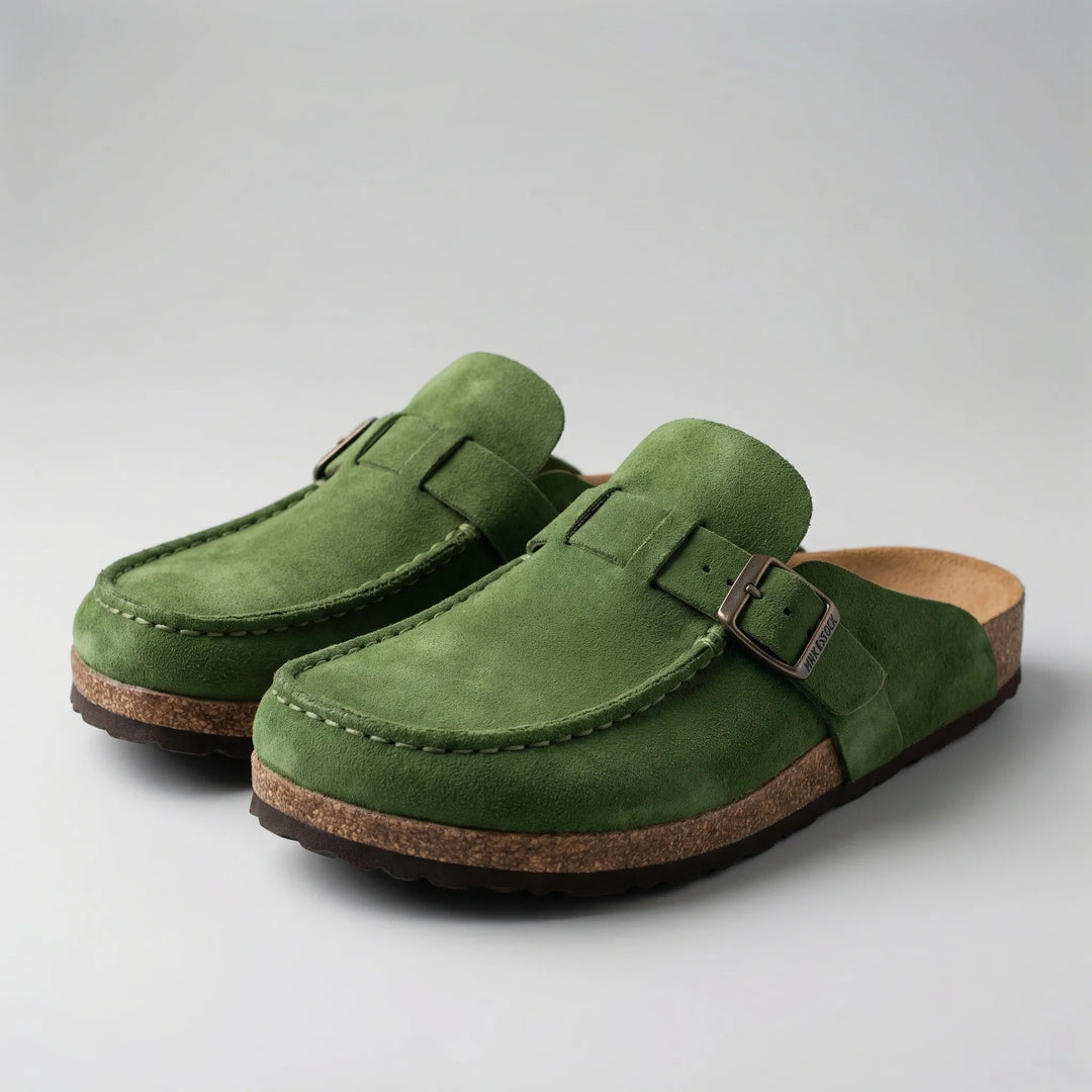Retrolace - Mocassini slip-on con fibbia retrò