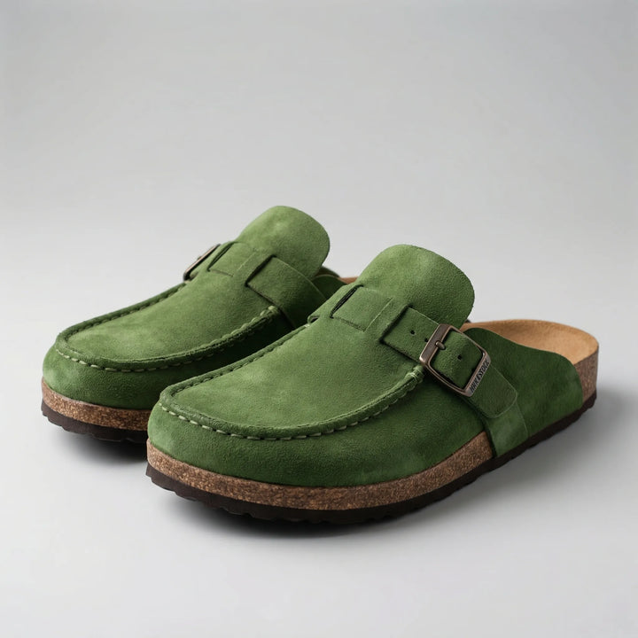 Retrolace - Mocassini slip-on con fibbia retrò