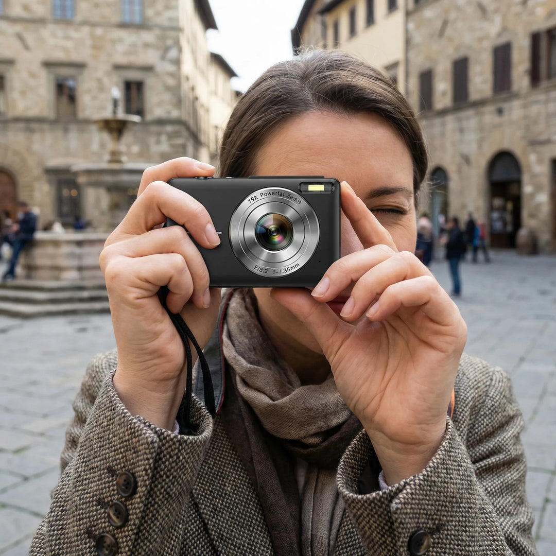 Retrosnap - Fotocamera digitale compatta in stile retrò