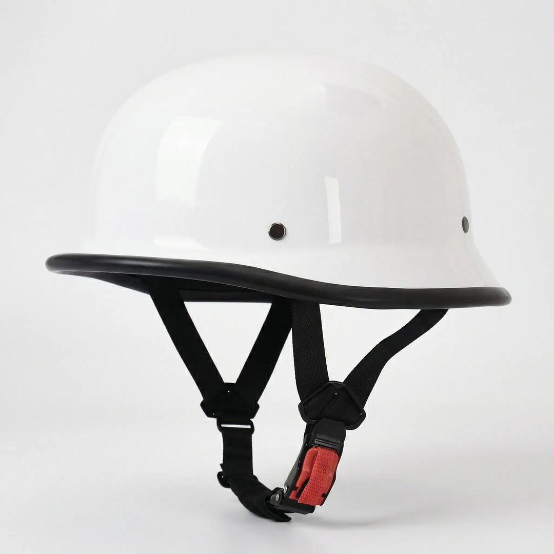 Ridlux - Casco a mezzo casco in stile vintage per motociclisti