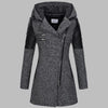 Cappotto Invernale Lungo con Cappuccio per Donne