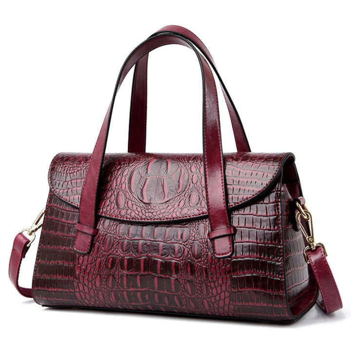 Cleofe – Borsa in pelle con tracolla da donna