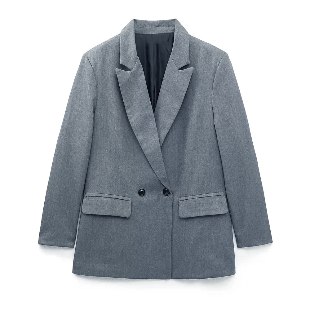 Elegante blazer doppiopetto da donna