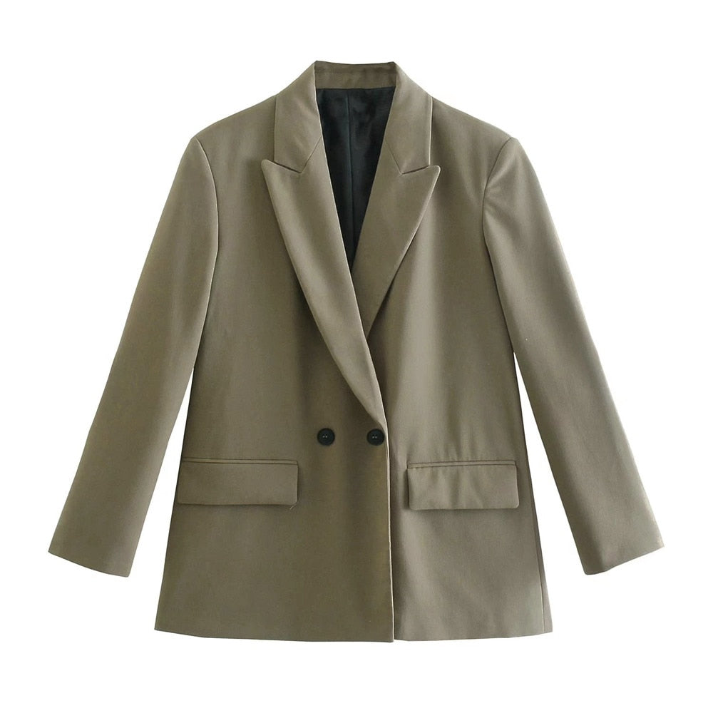 Elegante blazer doppiopetto da donna