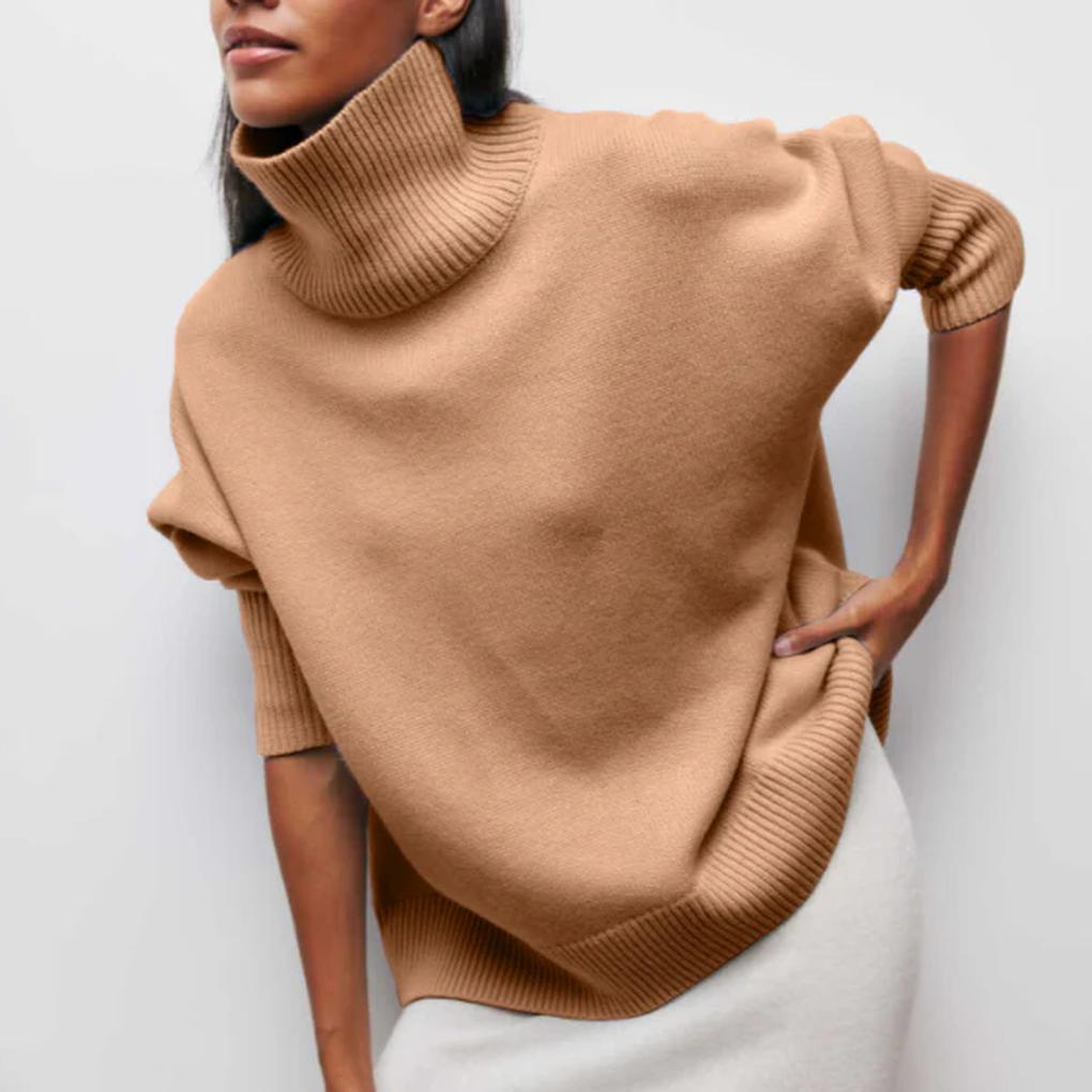 Maglione a Collo Alto da Donna – Essenziale Invernale
