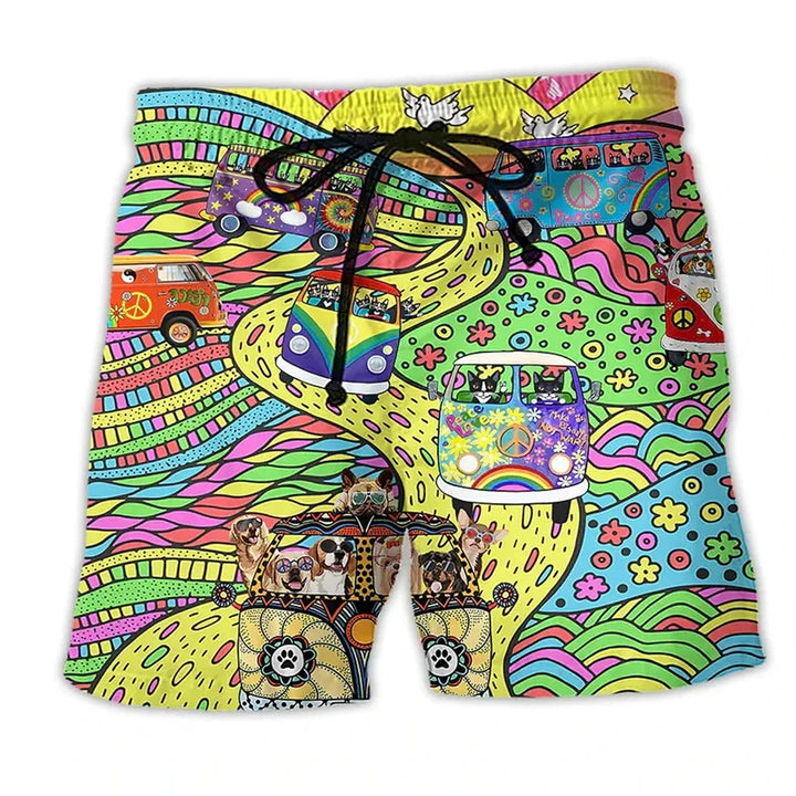Idris – Pantaloni da Bagno Uomo | Dichiarazione Estiva Bold