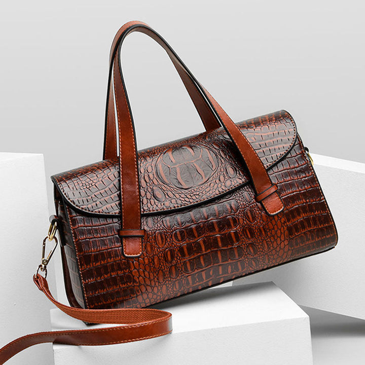 Cleofe – Borsa in pelle con tracolla da donna