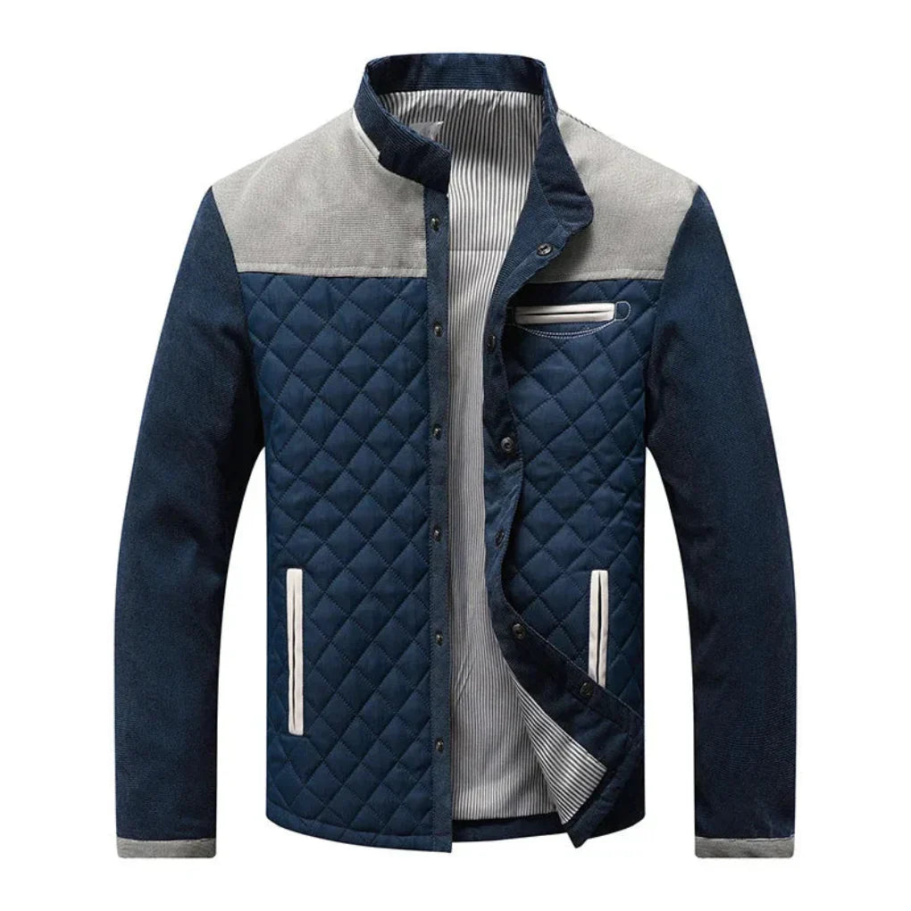 Giacca Quilted Transizionale di Alta Qualità per Uomini