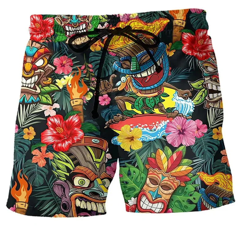 Idris – Pantaloni da Bagno Uomo | Dichiarazione Estiva Bold