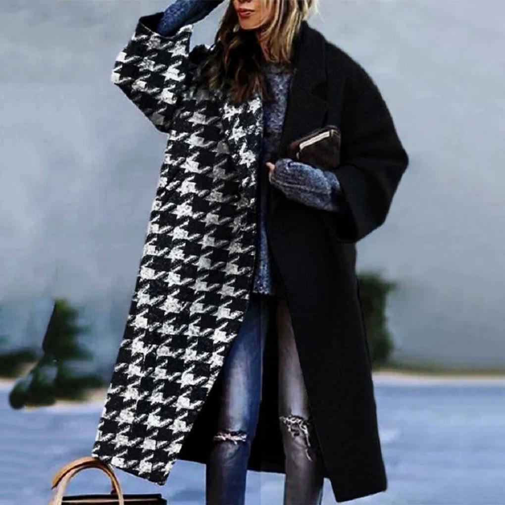 Cappotto Autunnale Lungo Elegante – Strato Caldo per Giorni Freddi