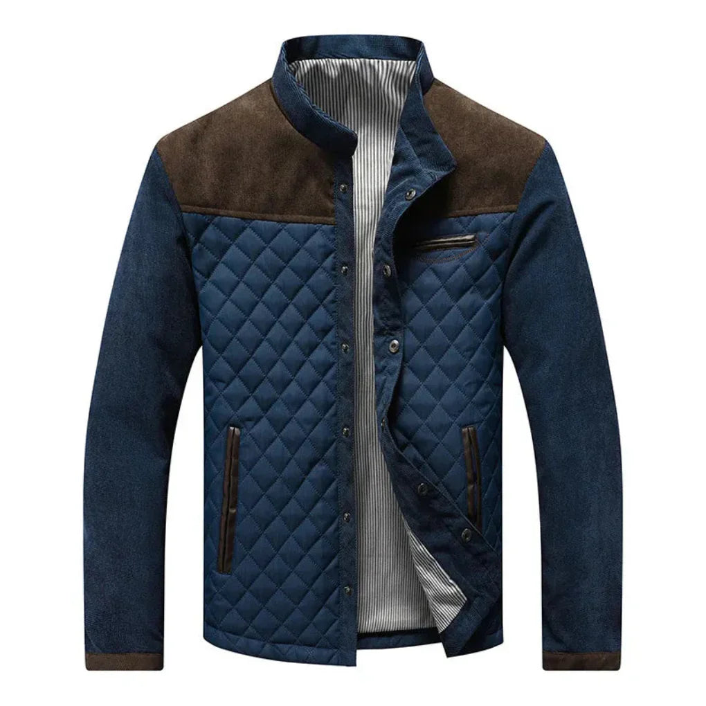Giacca Quilted Transizionale di Alta Qualità per Uomini