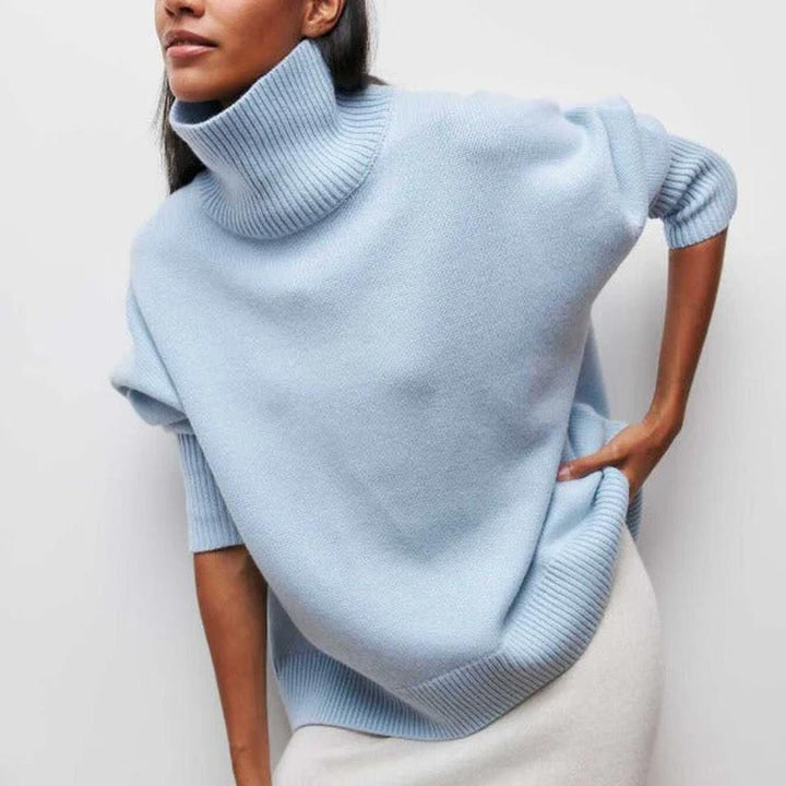 Maglione a Collo Alto da Donna – Essenziale Invernale