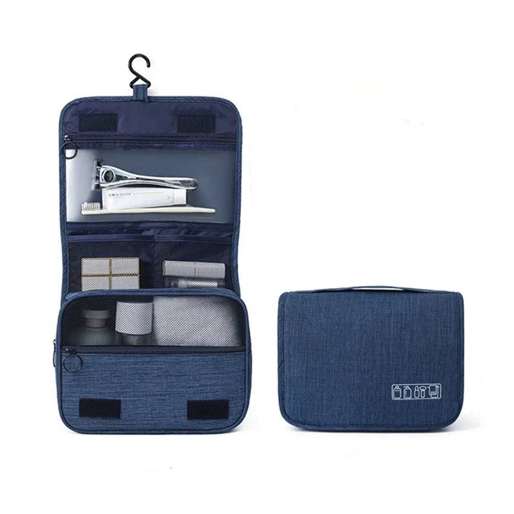 Beauty case da viaggio con gancio, idrorepellente