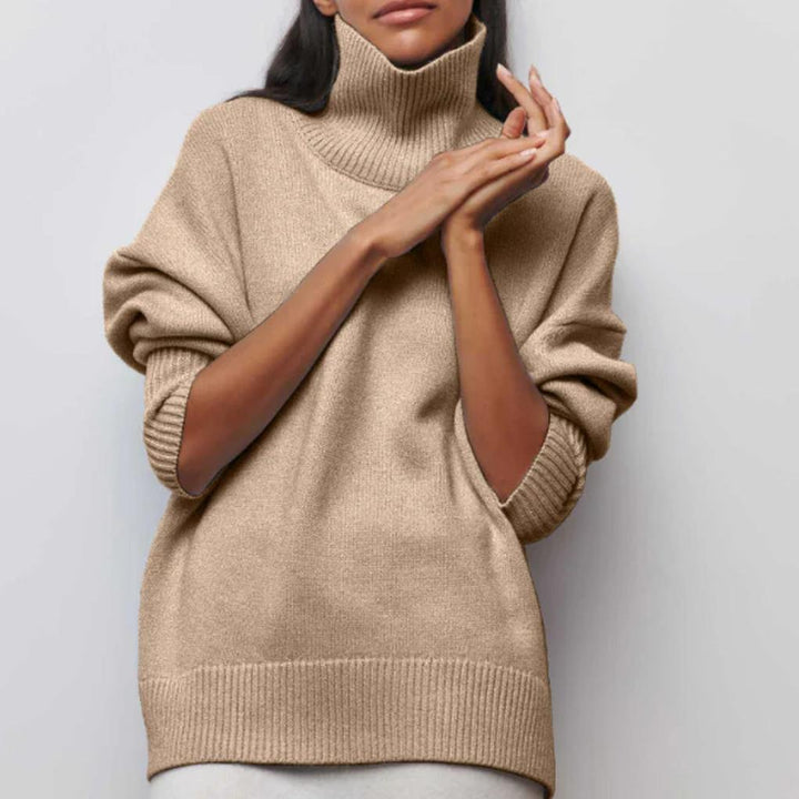 Maglione a Collo Alto da Donna – Essenziale Invernale