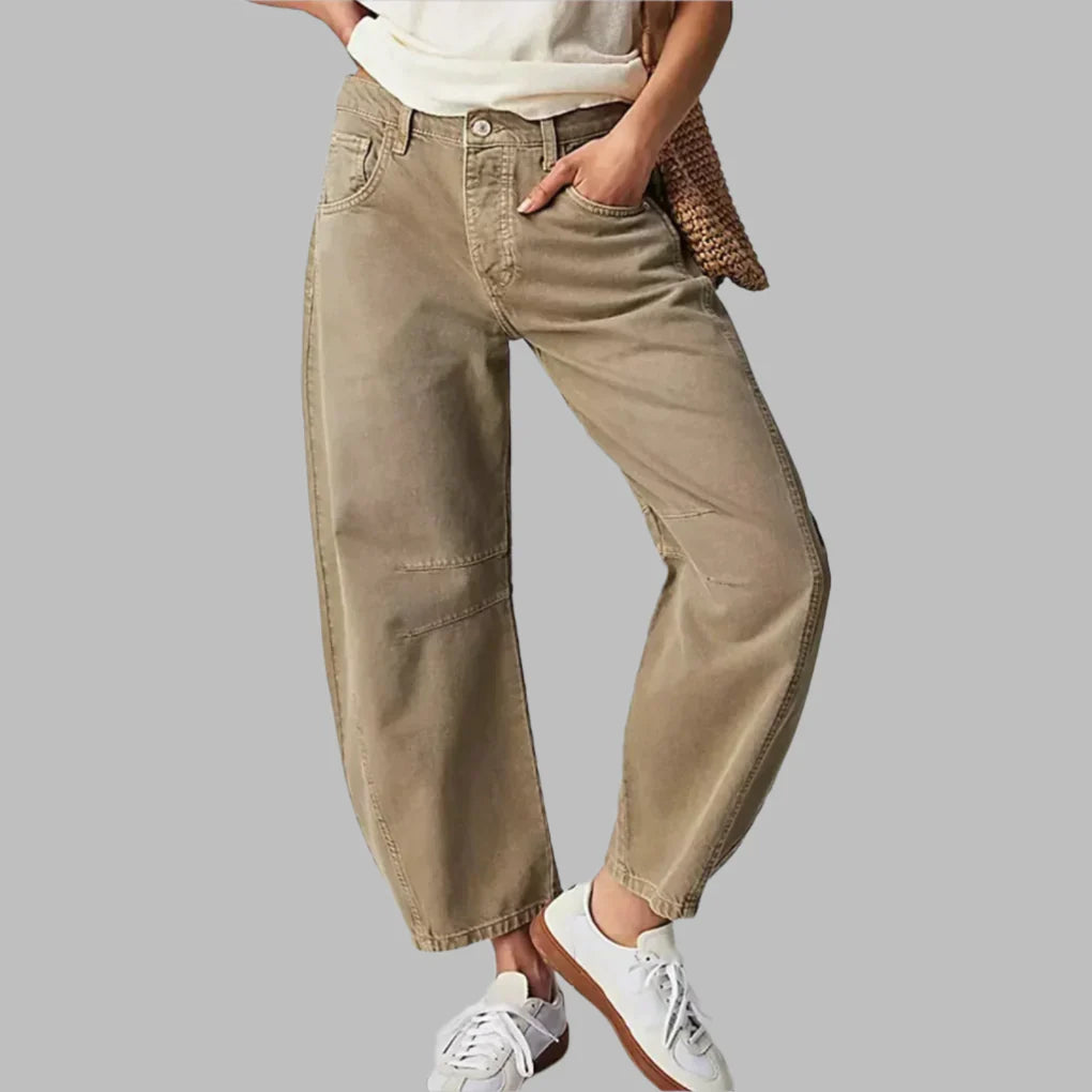 Jeans a Gamba Larga da Donna