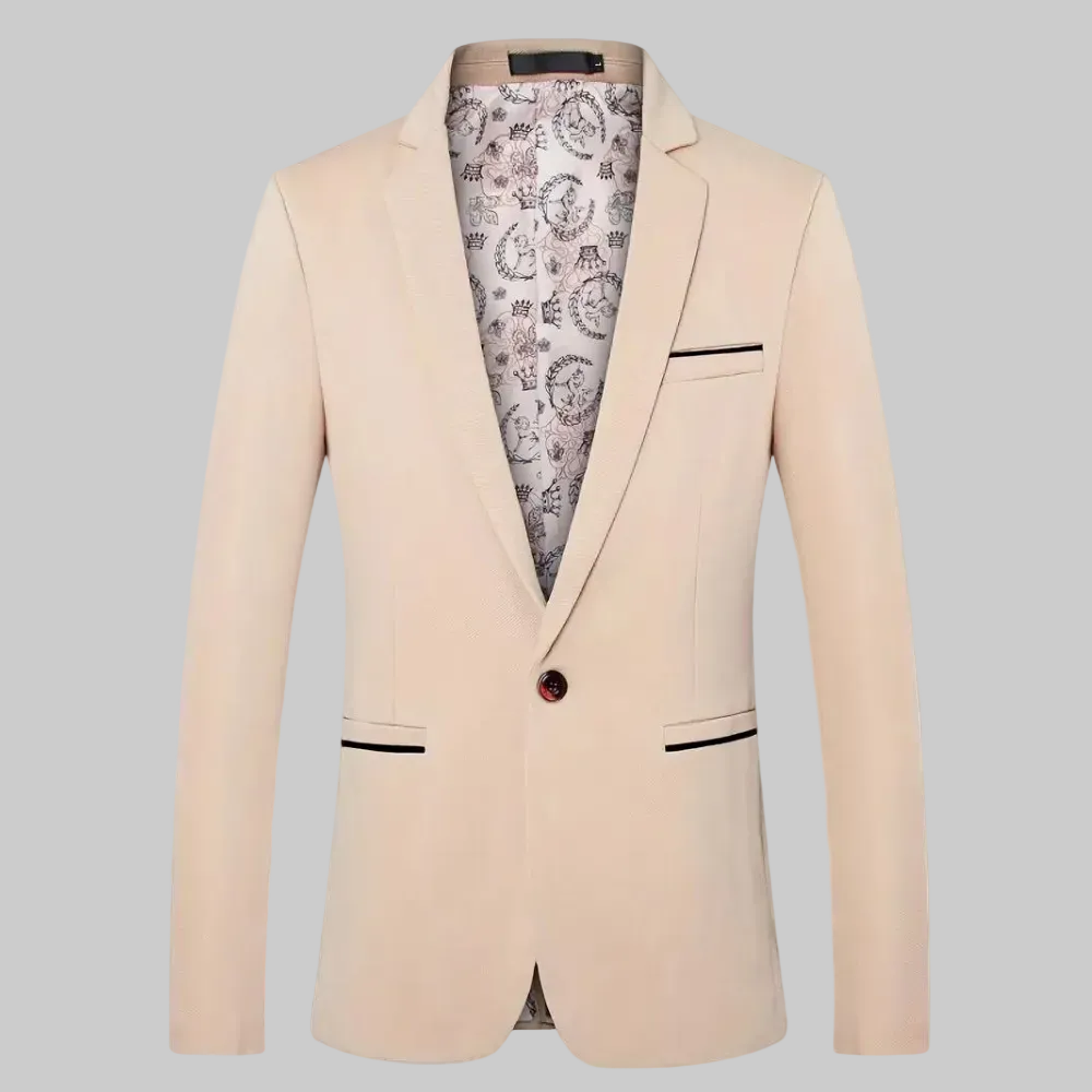 Blazer Elegante da Uomo Tailoring Rifinito