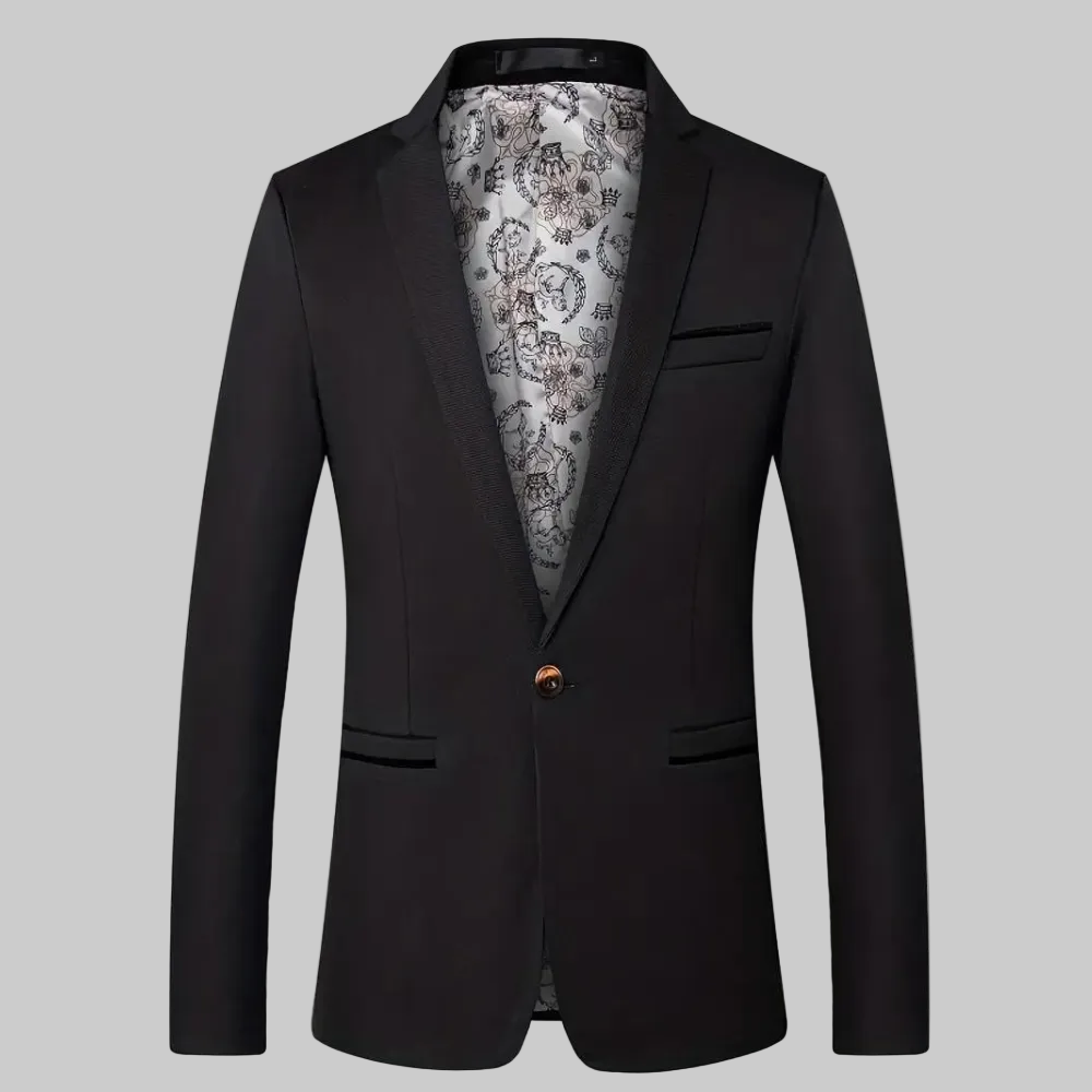Blazer Elegante da Uomo Tailoring Rifinito