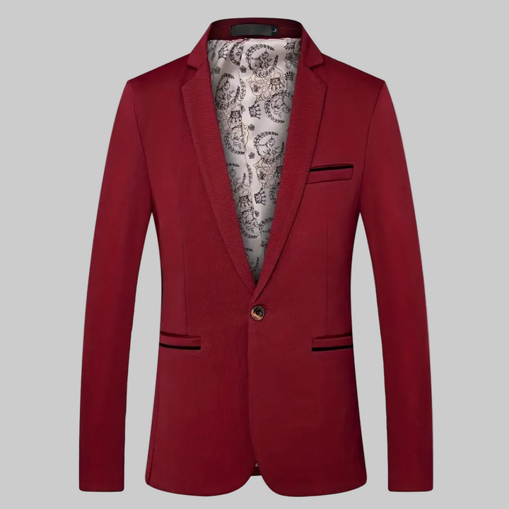 Blazer Elegante da Uomo Tailoring Rifinito