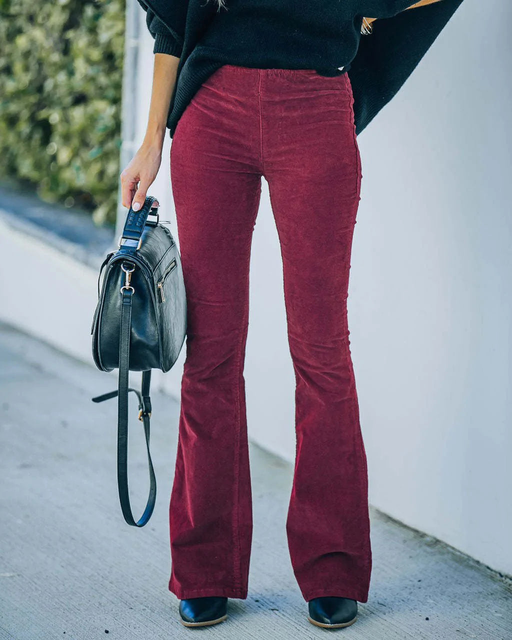 Pantaloni cargo chic a vita alta da donna