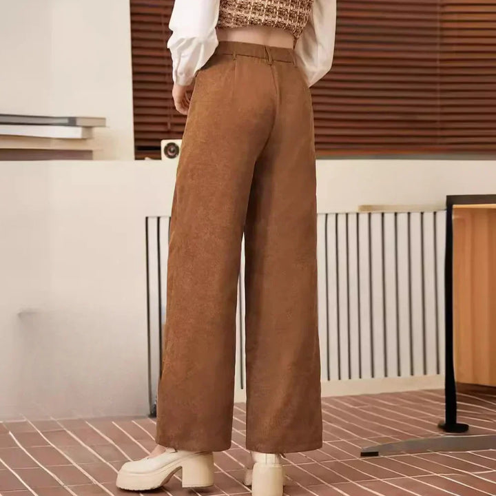 Pantaloni in Corduroy Senza Tempo per Donne