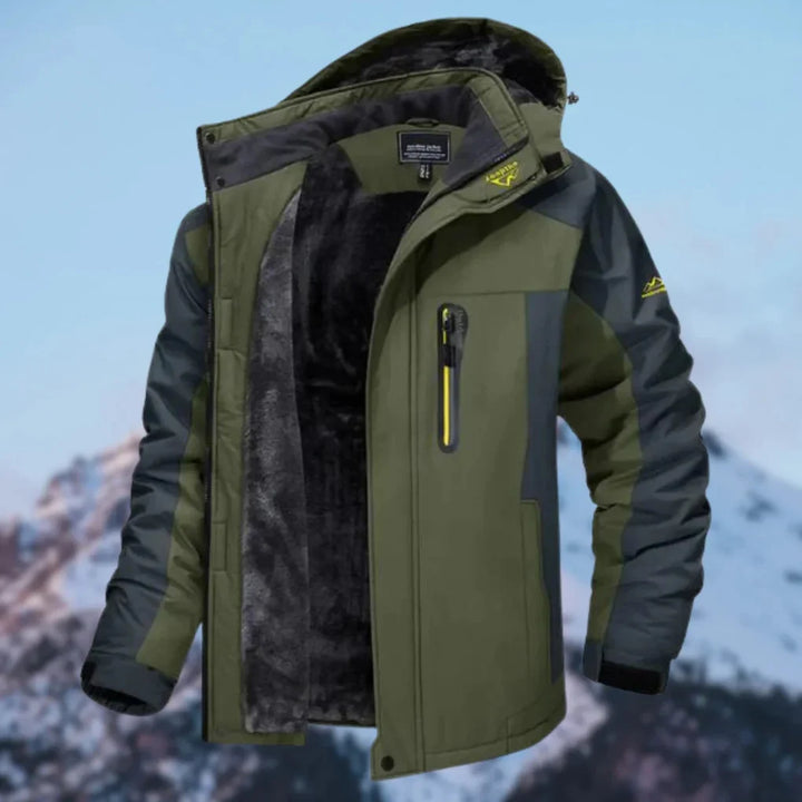 Giacca Invernale da Uomo – Stile Casual Moderno con Finitura Resistente all'Acqua