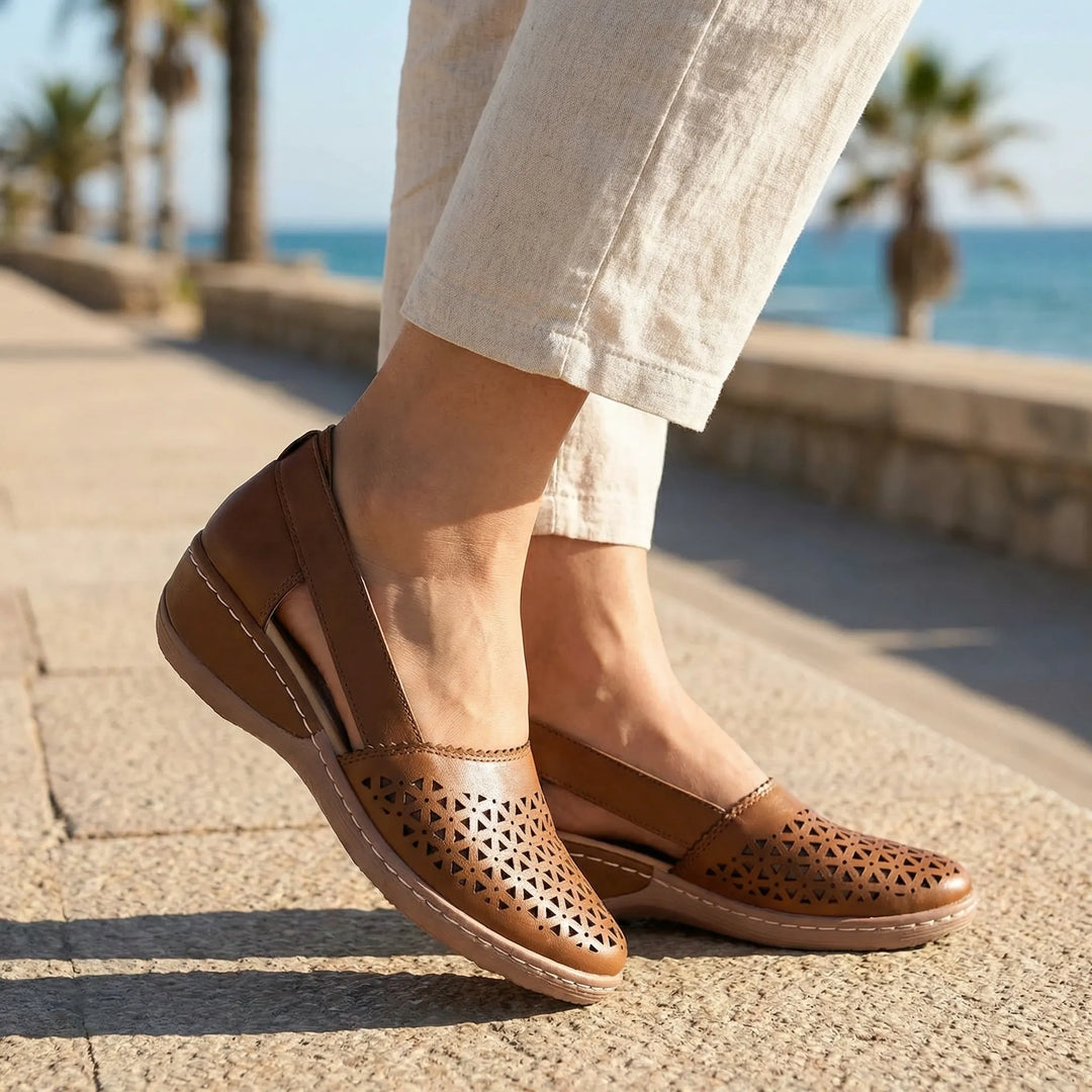 Sandrift - Sandalo con zeppa slip-on da donna
