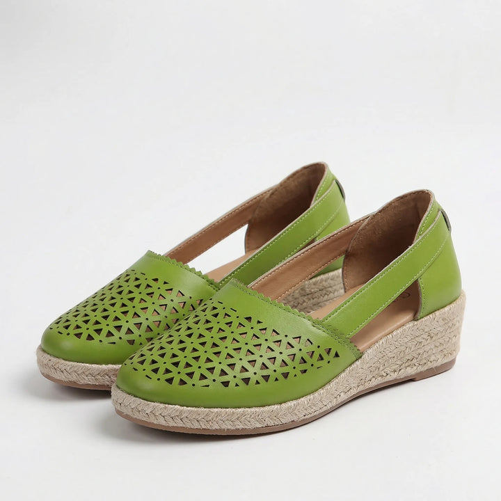 Sandriva - Espadrillas basse con zeppa da infilare