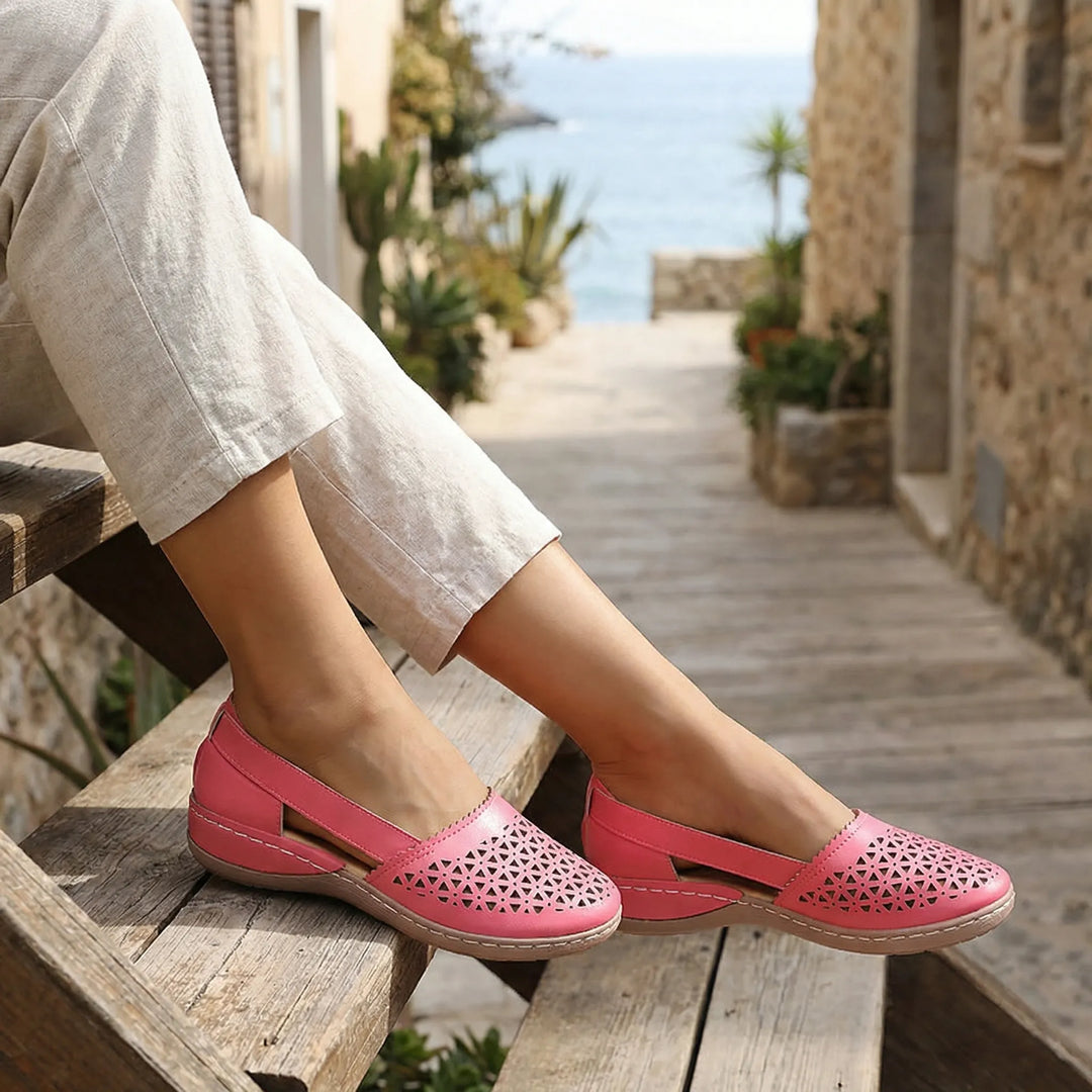 Sandriva - Espadrillas basse con zeppa da infilare
