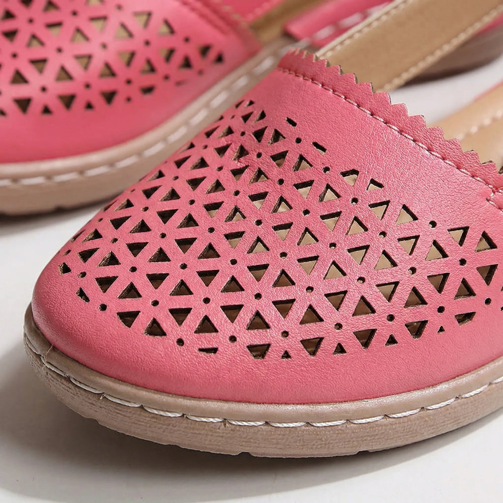 Sandriva - Espadrillas basse con zeppa da infilare