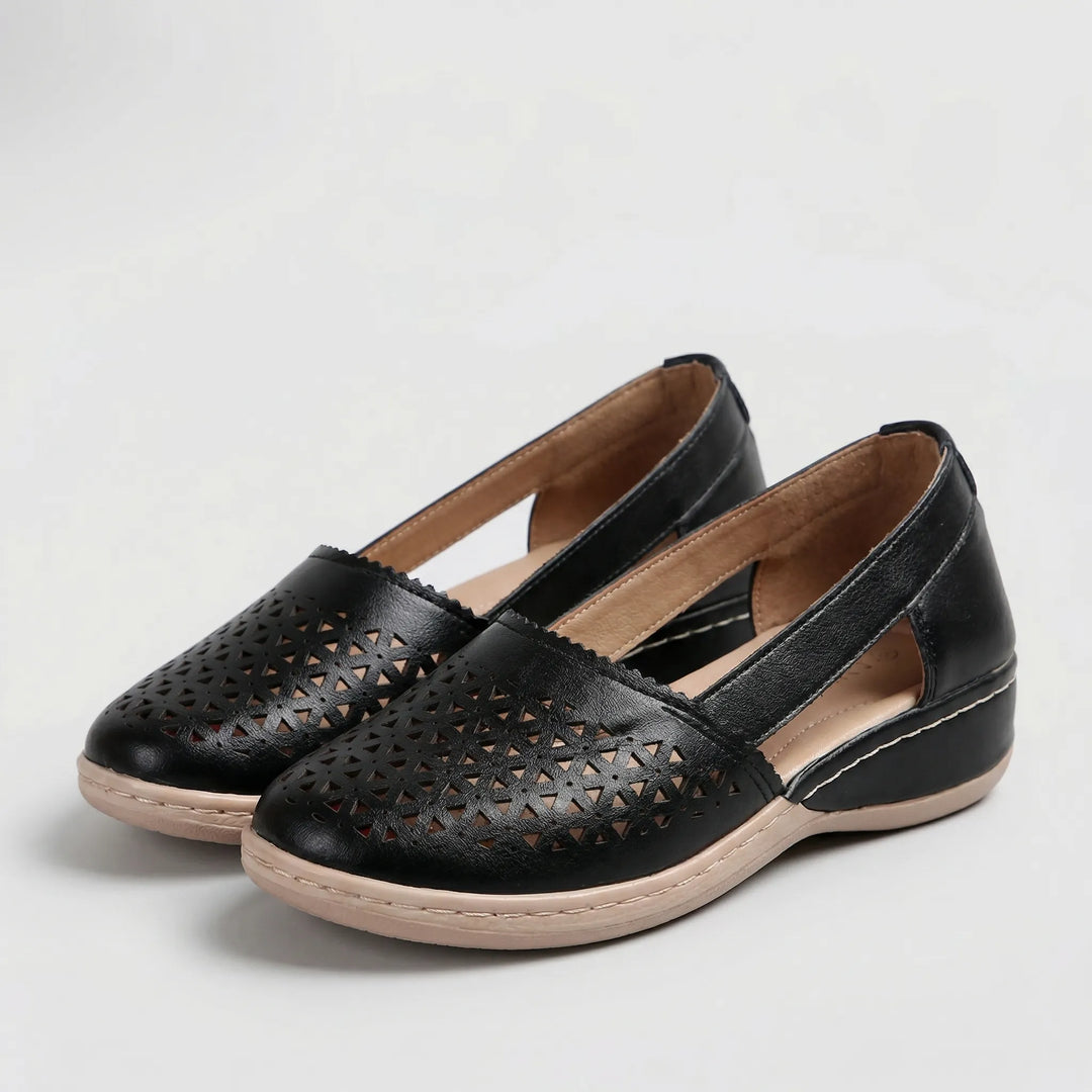 Sandriva - Espadrillas basse con zeppa da infilare