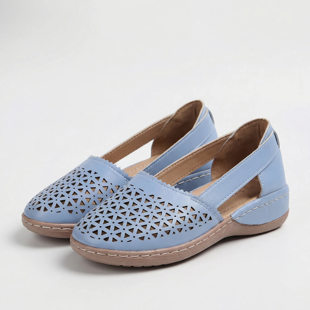 Sandriva - Espadrillas basse con zeppa da infilare